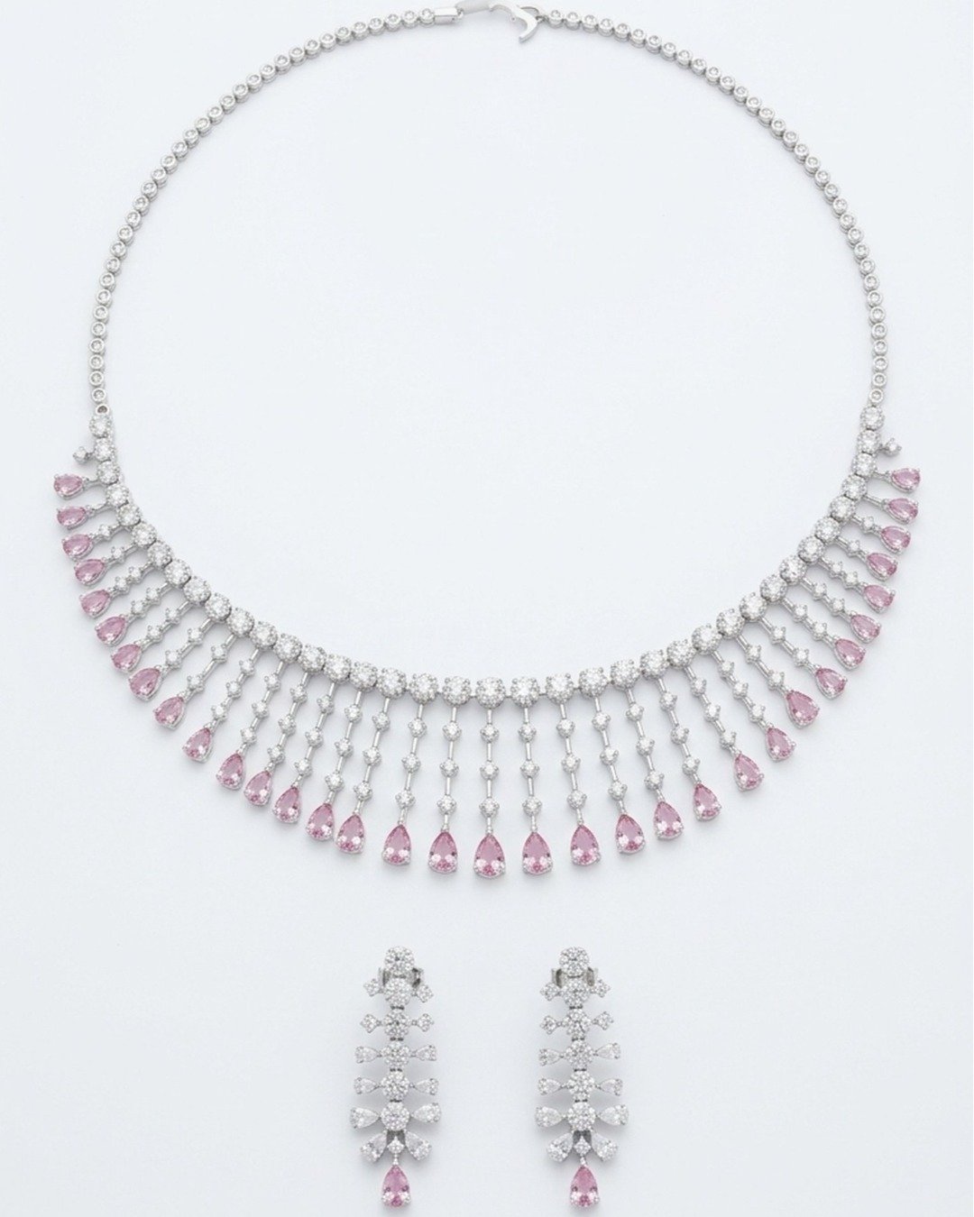 Royal Grand Bridal Tassel Jewellery Set – 925 Sterling Silver