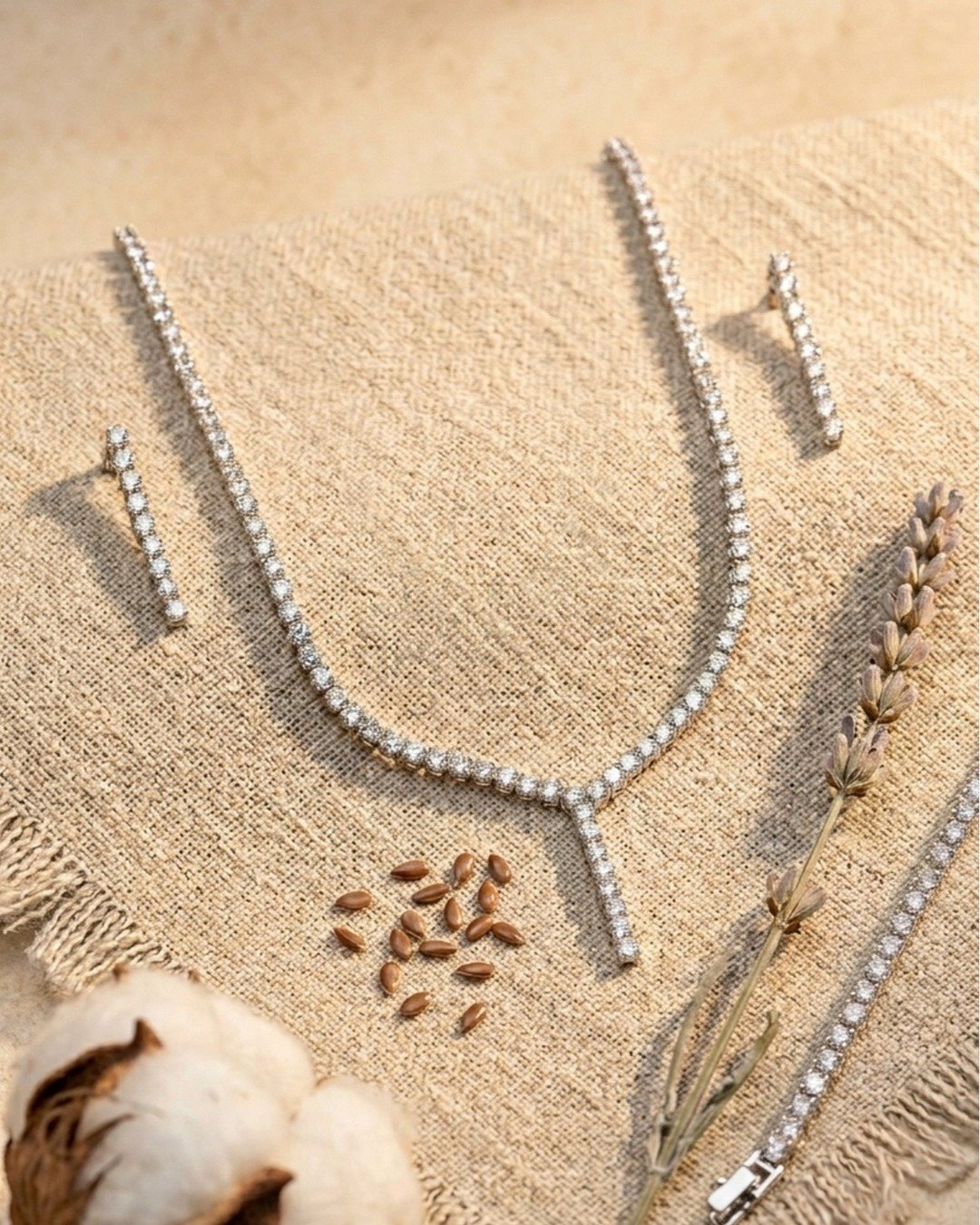 Elegant Bridal Sparkle Jewellery Set – 925 Sterling Silver — view 3