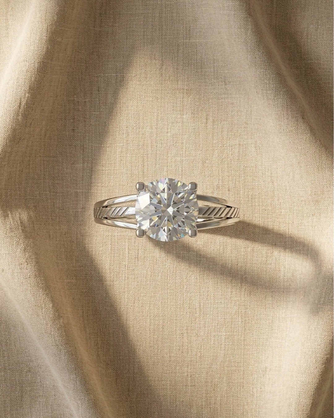 Classic Solitaire Elegance Adjustable Ring – 925 Sterling Silver — view 4