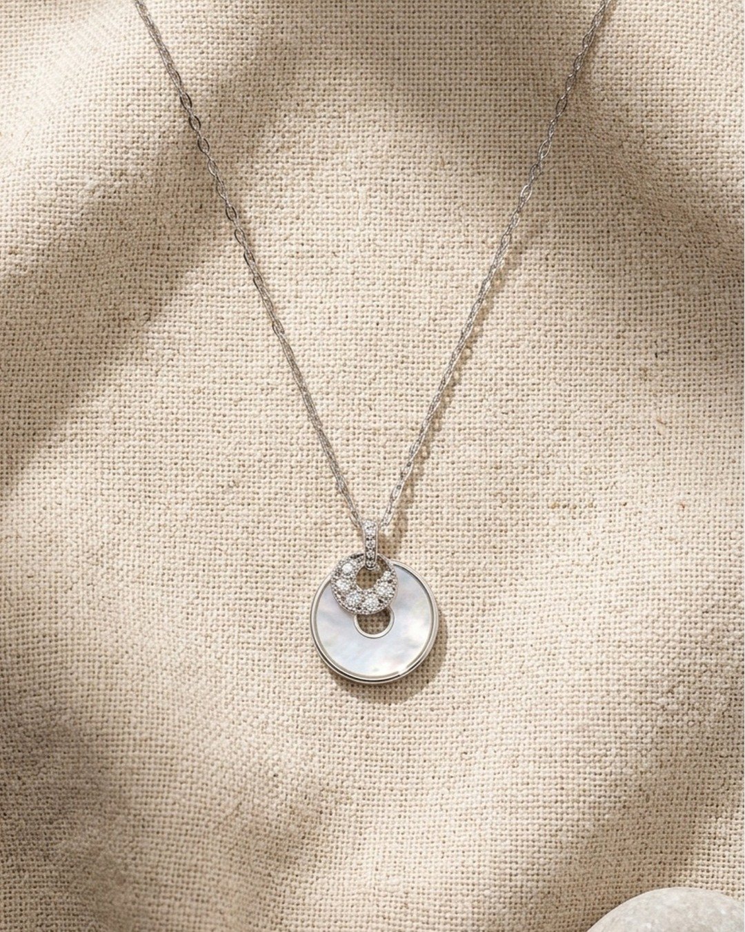 Celestial Dual Charm Necklace Set – 925 Sterling Silver