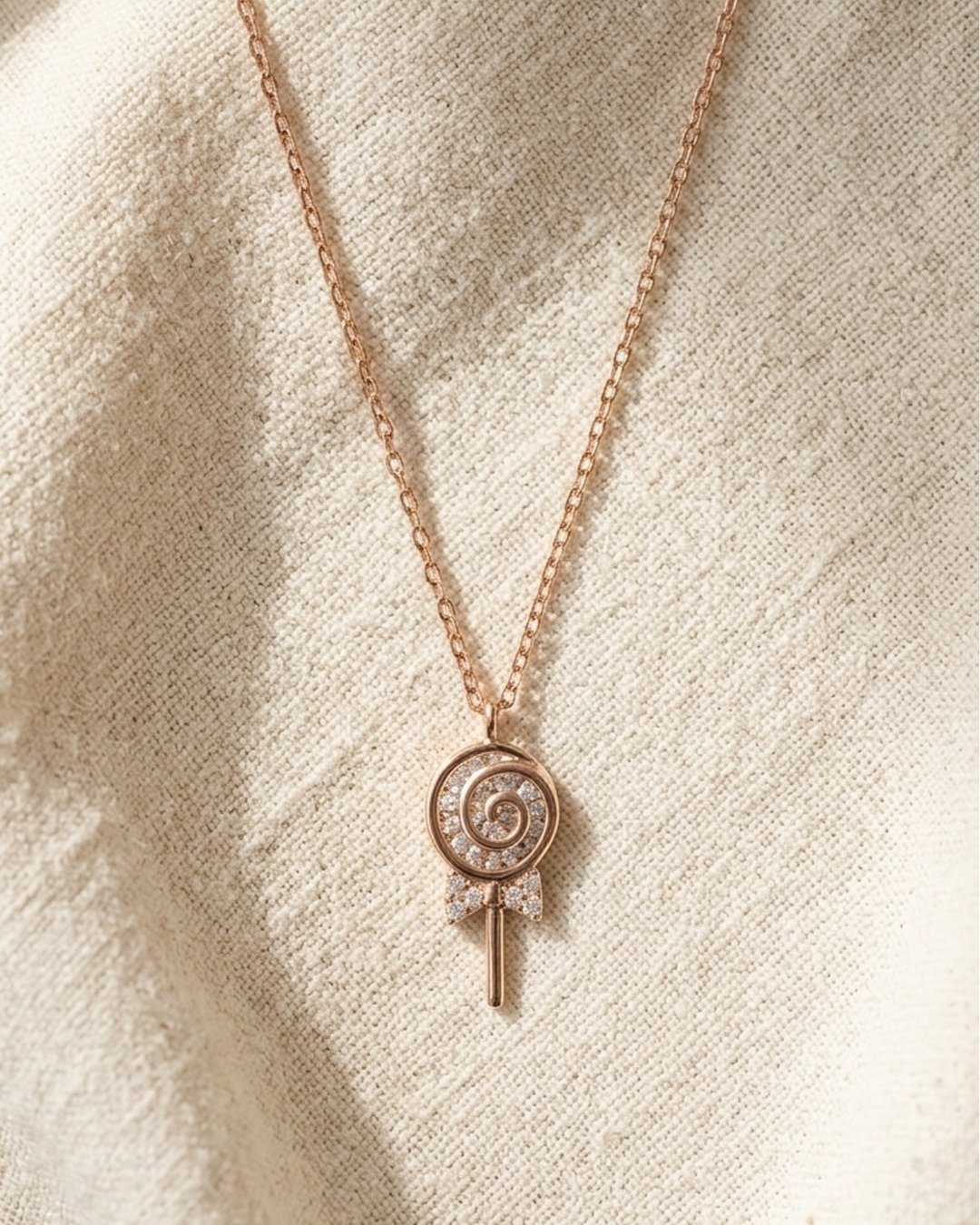 Minimal Feminine Symbol Pendant Necklace – 925 Sterling Silver